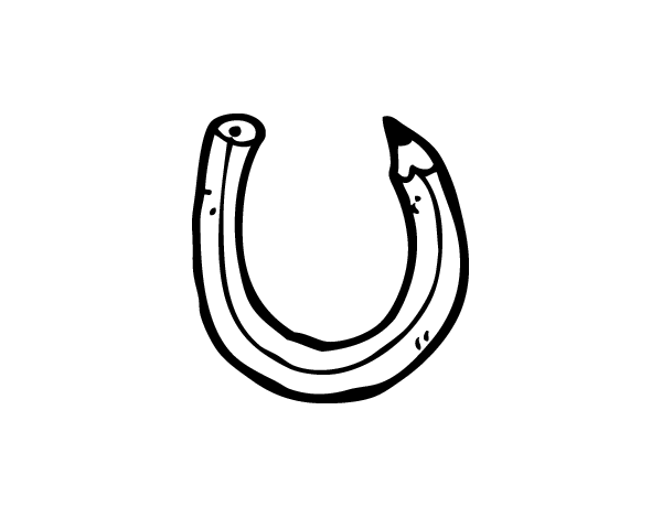 小写字母u的着色页