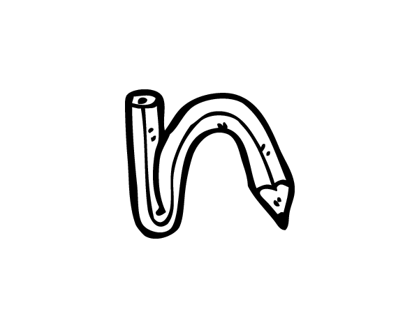 小写字母n的着色页