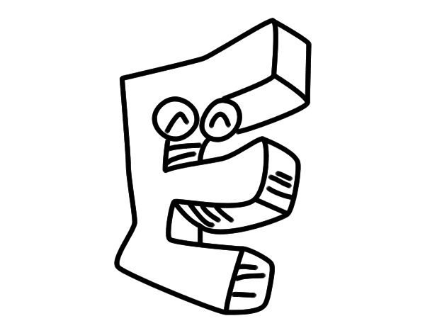 大写字母E简笔画