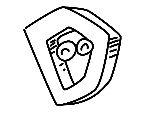 大写字母D简笔画